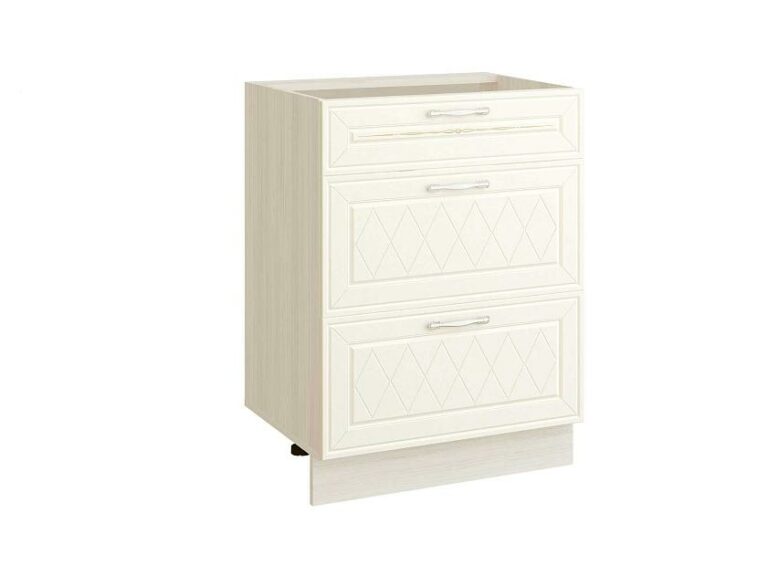 Напольный шкаф (3 ящика с метабоксами) Тиффани 19.66