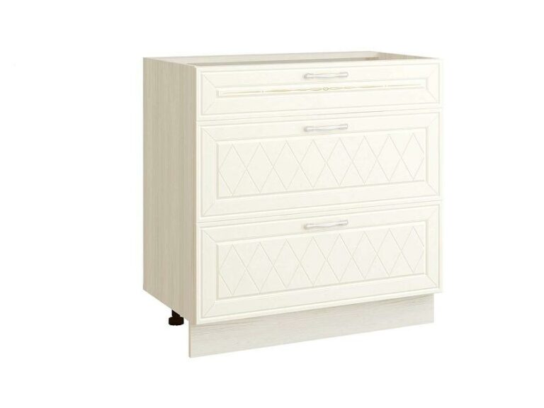 Напольный шкаф (3 ящика с метабоксами) Тиффани 19.67