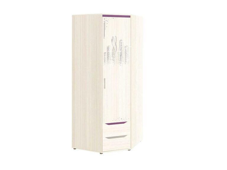 Шкаф для одежды угловой (прав) Мегаполис 55.03