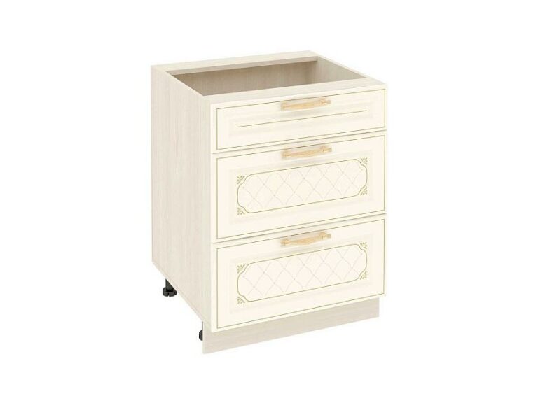 Напольный шкаф (3 ящика с метабоксами) Милана 23.66