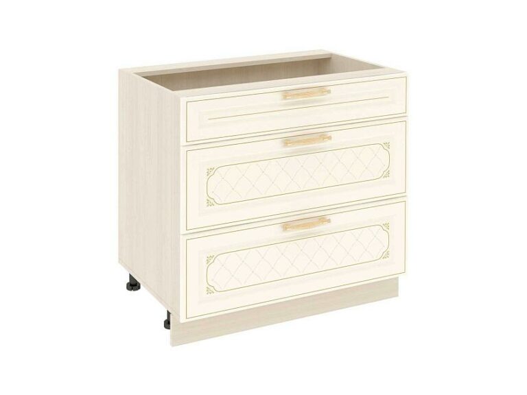 Напольный шкаф (3 ящика с метабоксами) Милана 23.67