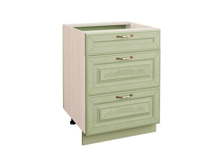 Напольный шкаф (3 ящика с метабоксами) Оливия 72.66