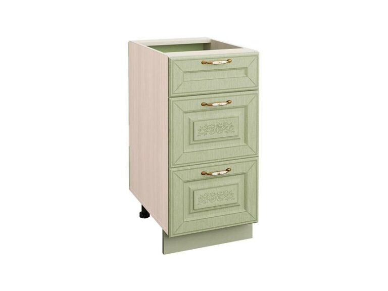 Напольный шкаф (3 ящика с системой плавного закрывания) Оливия 72.90