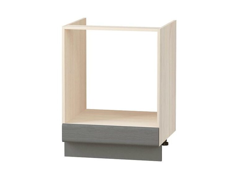 Напольный шкаф под встраиваемую технику с ящиком Графит 74.57