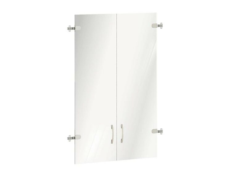 Двери стеклянные 3 секции Рубин 40.38