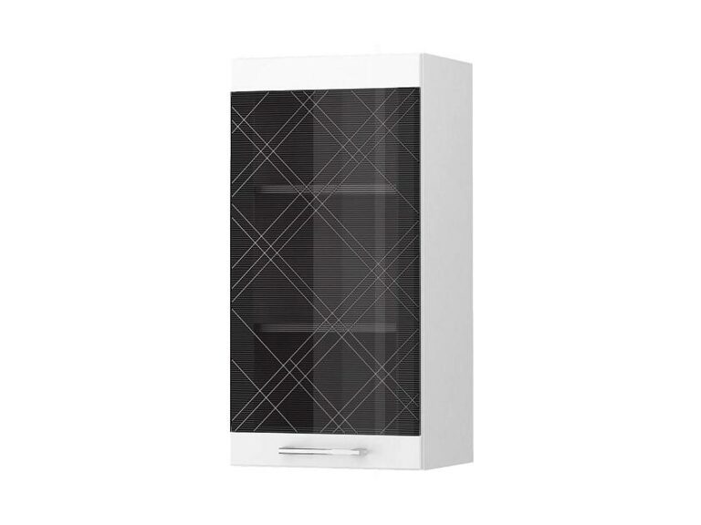 Шкаф-витрина кухонный (лев/прав) Бьянка 102.04