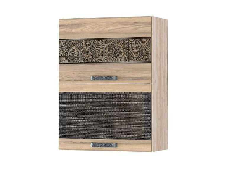 Шкаф-витрина кухонный (с системой плавного закрывания) Бруклин 101.08.1