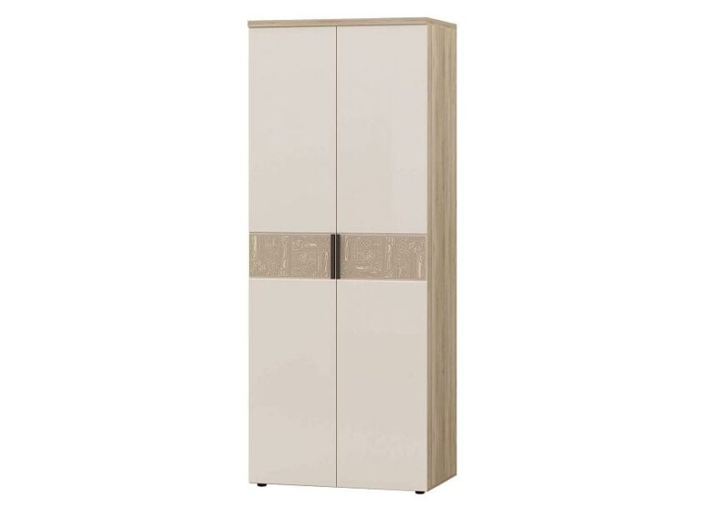 Шкаф для одежды с полками и штангой Кашемир 900.43