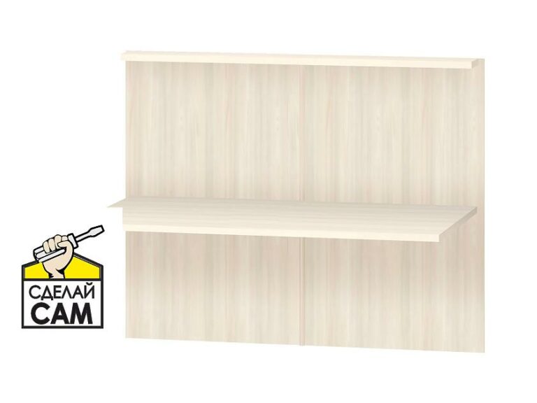 Полка в комплекте КМД 01 Сосна Астрид для стола углового
