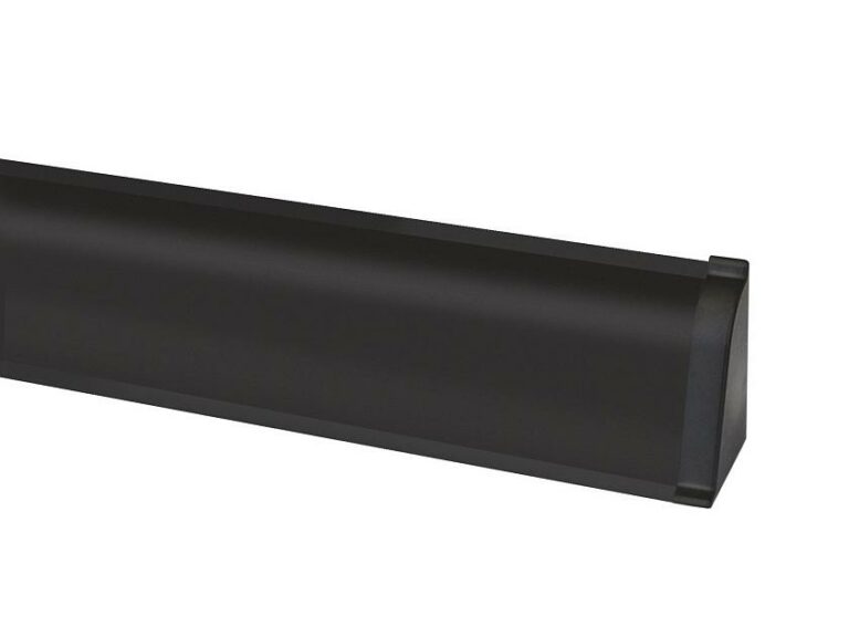 Плинтус (с заглушками) ПЛ 117.1.150 Черный