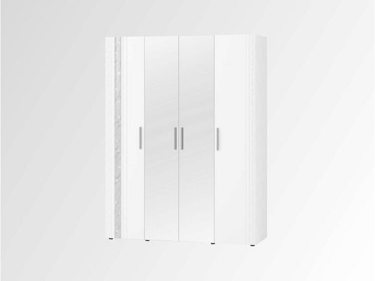 Шкаф четырехдверный с зеркалом Николь 901.14