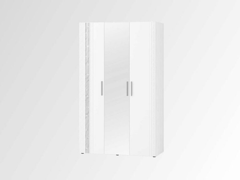 Шкаф трехдверный с зеркалом Николь 901.12