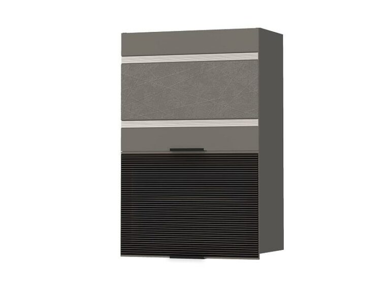 Шкаф-витрина кухонный (с системой плавного закрывания) Грейс 105.08