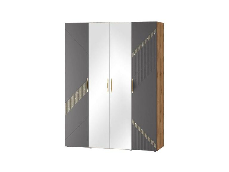 Шкаф четырехдверный с зеркалом Монако 902.14