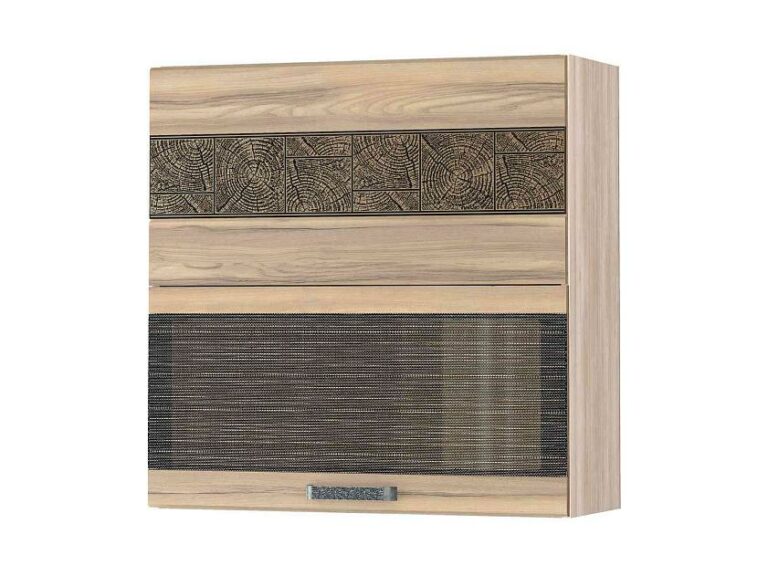 Шкаф-витрина кухонный (с системой плавного закрывания) Бруклин 101.81.1