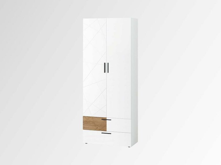 Шкаф для одежды с полками и штангой Джерси 601.17