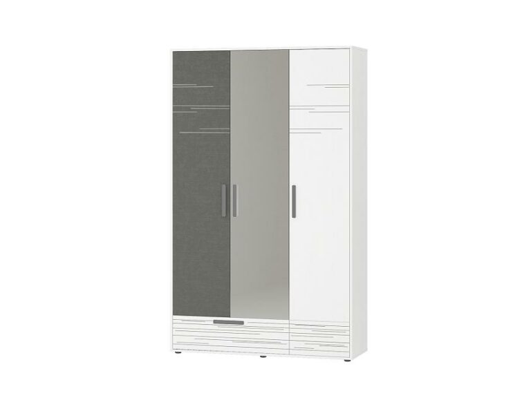 Шкаф трехдверный с зеркалом Аляска 502.28