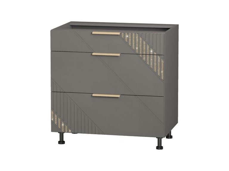 Напольный шкаф (3 ящика с системой плавного закрывания) Монако 106.92